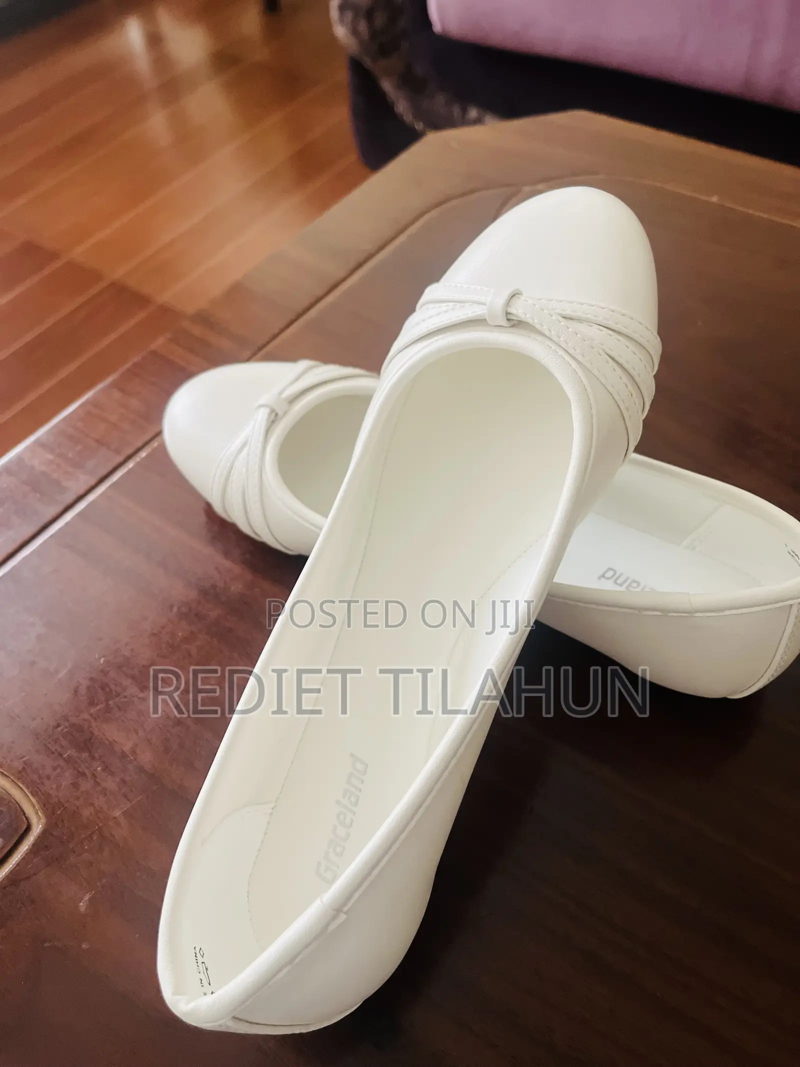 White Flat Shoes