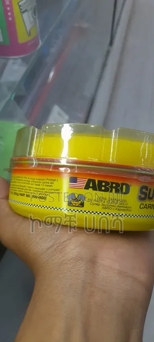 Abro Super Gold Carnauba Car Wax - ኦሪጅናል የአሜሪካ ምርት