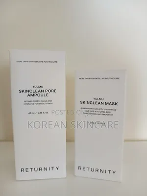 Korean Pore Cleaning Tightening Ampoule and Mask