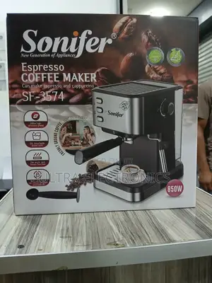 Sonifer Espresso Coffee Maker (Model Sf-3574), Designed to Make Both