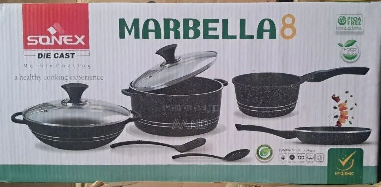 Sonex Marbella 8 Cookware Set