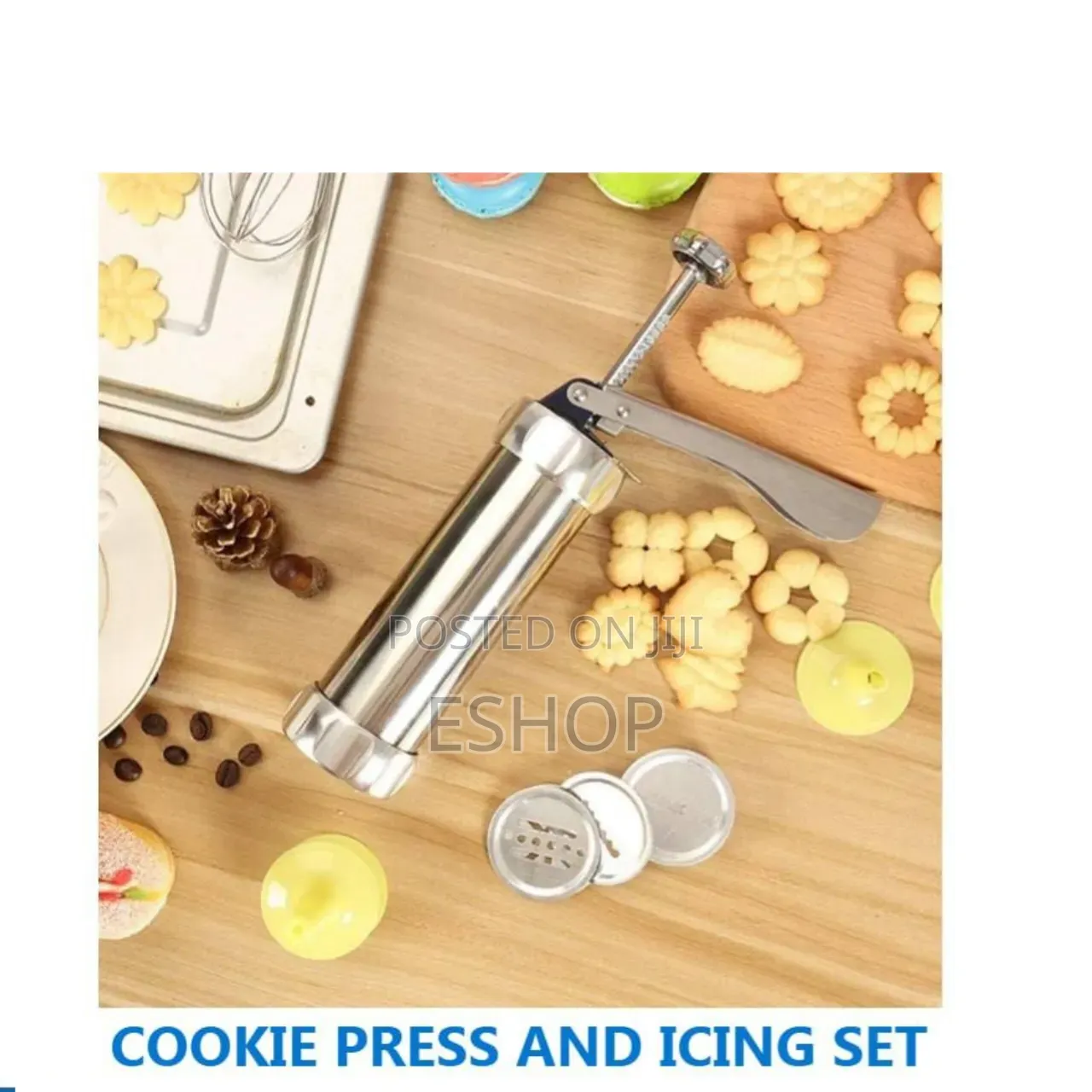 From Dough to Design: 21-Piece Cookie Frosting Station