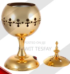Luxury Gold Electric Bakhoor Incense Burner (ዕጣን ማጨሻ)