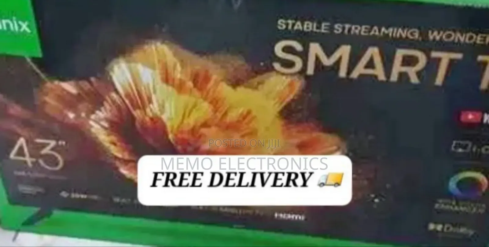 Syinix 43'' Smart Tv New 2025