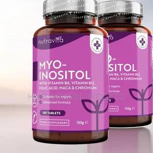 Myo-Inositol With Folic Acid, Vitamin B6, B12, Maca and Chromium -Pcos
