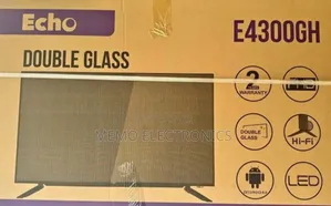 Echo 43'' Double Screen Temperd Glass Smart Tv New 2025