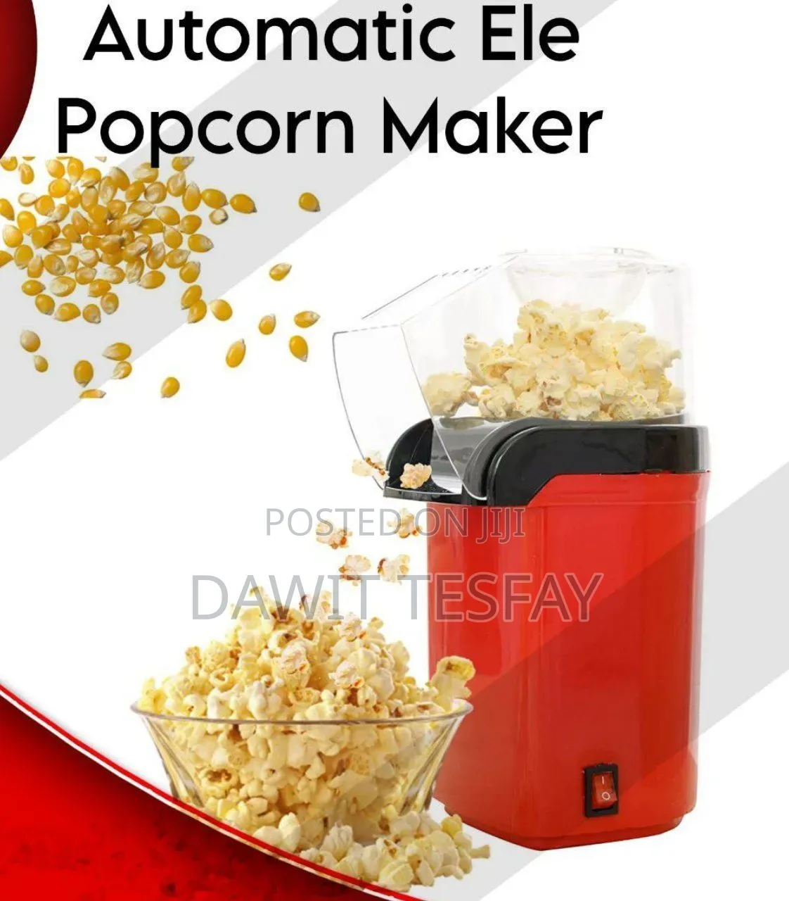 Automatic Mini Electric Popcorn Maker