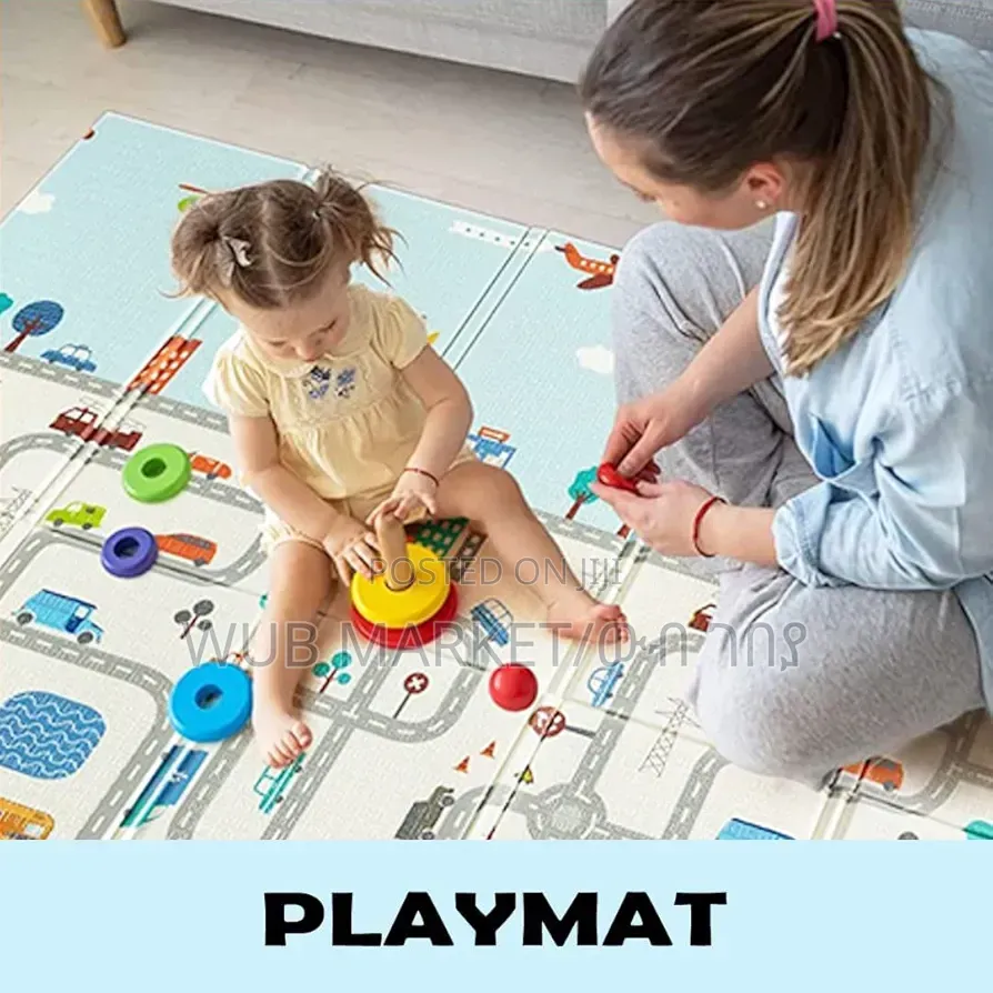 Prenium Foldable Play Mat-ተጣጣፊ የልጆች መቦረቂያ ምንጣፍ