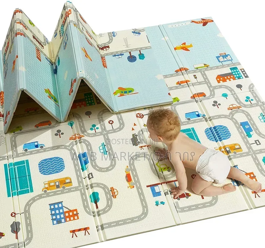 Prenium Foldable Play Mat-ተጣጣፊ የልጆች መቦረቂያ ምንጣፍ