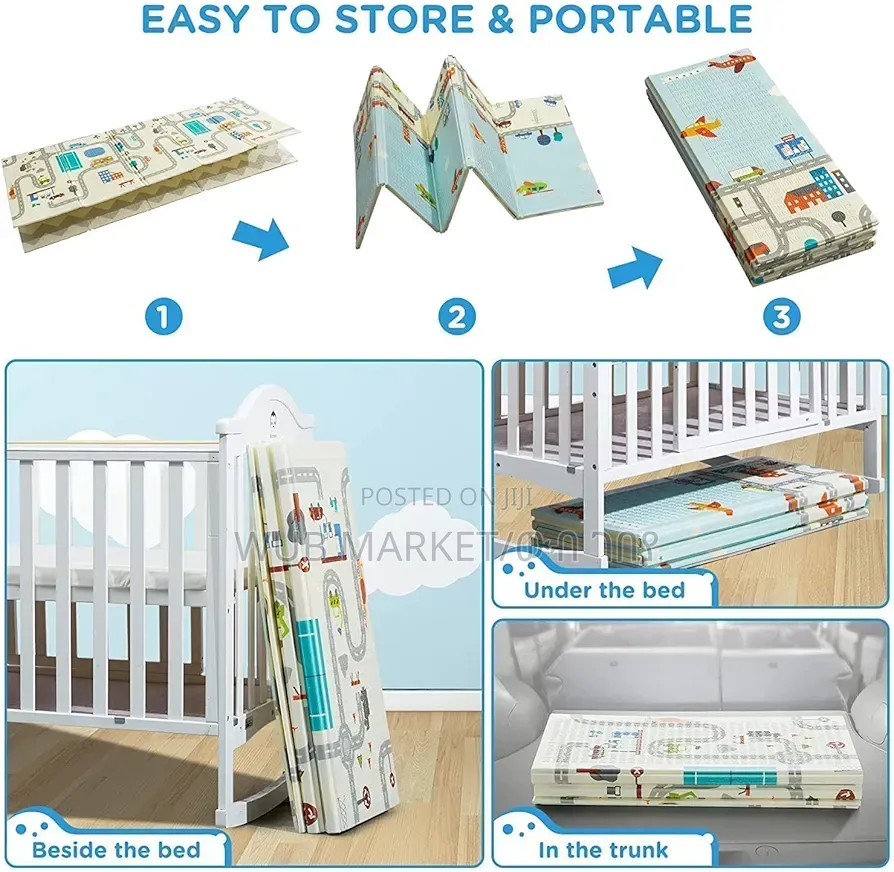Prenium Foldable Play Mat-ተጣጣፊ የልጆች መቦረቂያ ምንጣፍ