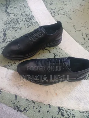 Leather Shoes ከ ንፁህ ቆዳ የተሰራ ጫማ