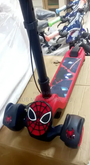 High Quality Spiderman Baby Scooter-ስፓይደር ማን የልጆች ስኩተር
