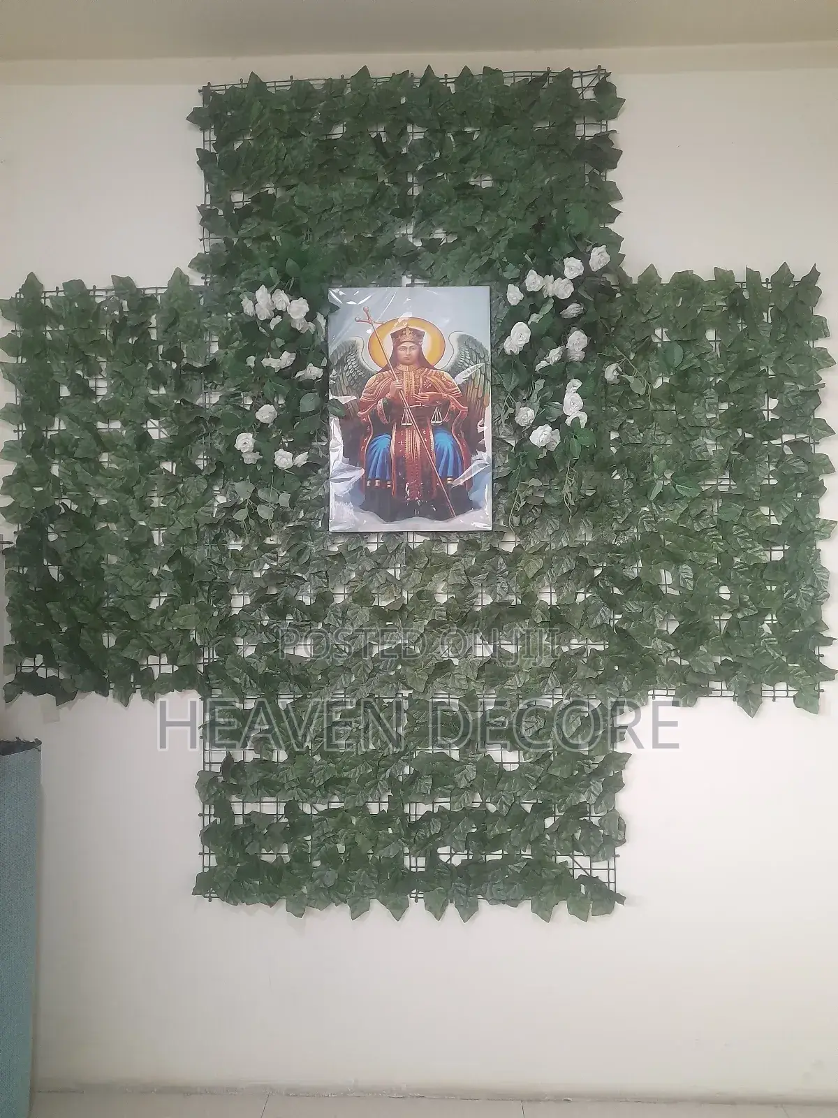 3*1ሜ የግድግዳ ሳር Greenery