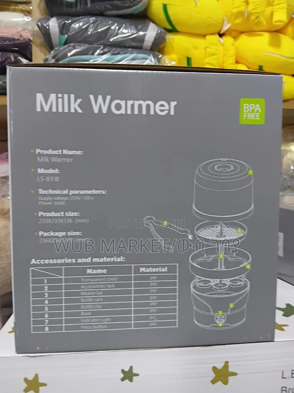 Baby Milk Warmer Sterilizer – Fast Heating Safe Feeding (Ls-B318)
