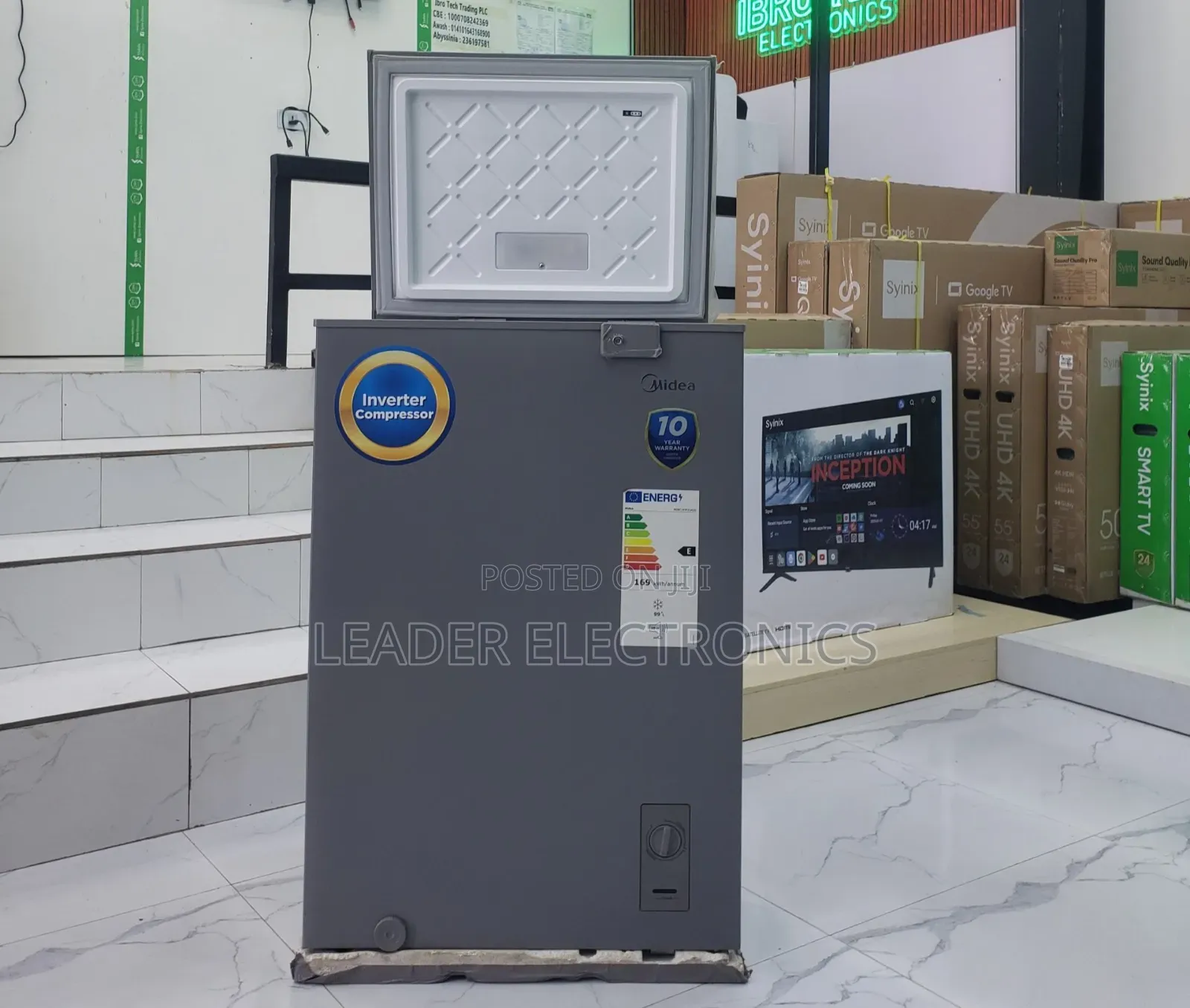 Midea Chest Freezer New Capacity 99 Liter