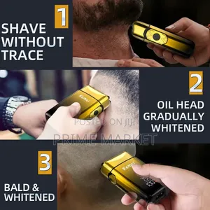 Kemei Km-Tx10 Electric ShaverClean Smooth Shave for Beard Bald Head