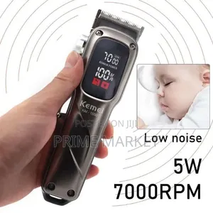 Kemei Km-1550 Professional Hair Clipper - Led Display Low Noise
