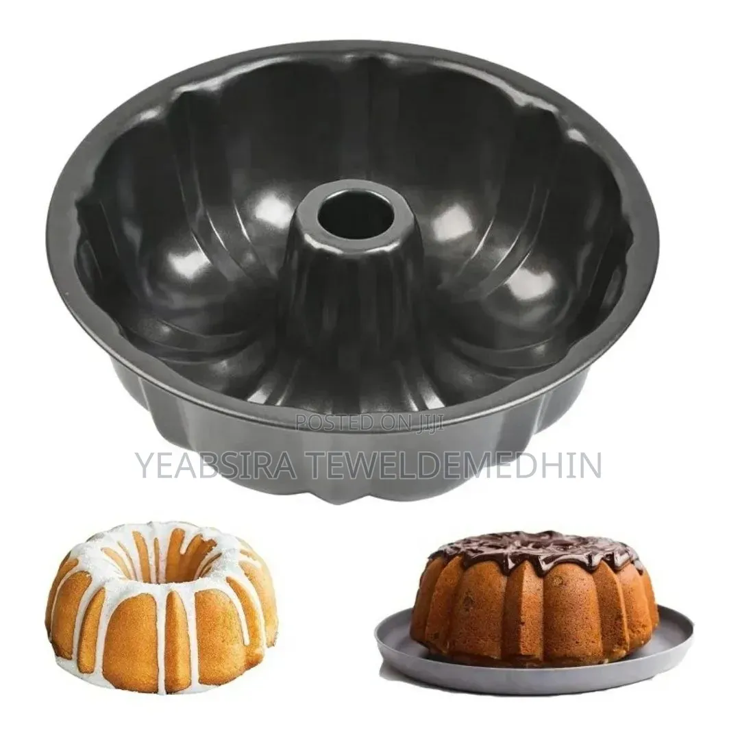 Carbon Steel Non Stick Bundt Pan የተለያዩ አይነት የኬክ መጋገሪያ ፓትራ