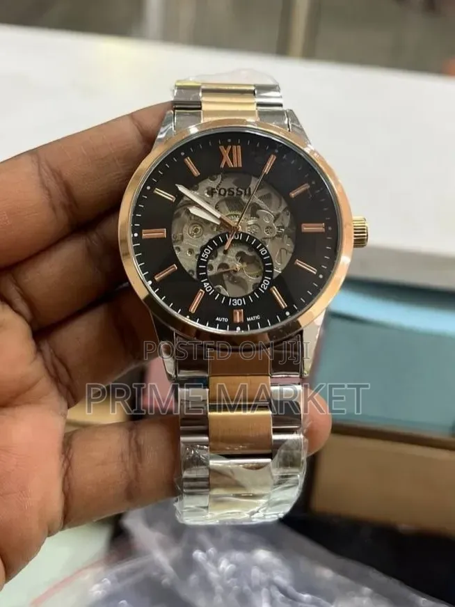 Fossil Townsman Automatic Skeleton Dial Watch