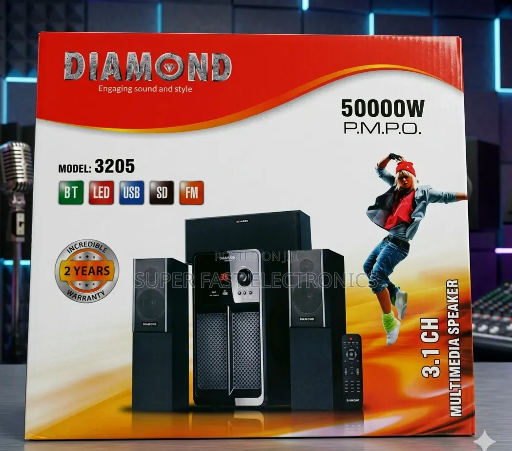 Diamond 3.1 Ch Multimedia Speaker System