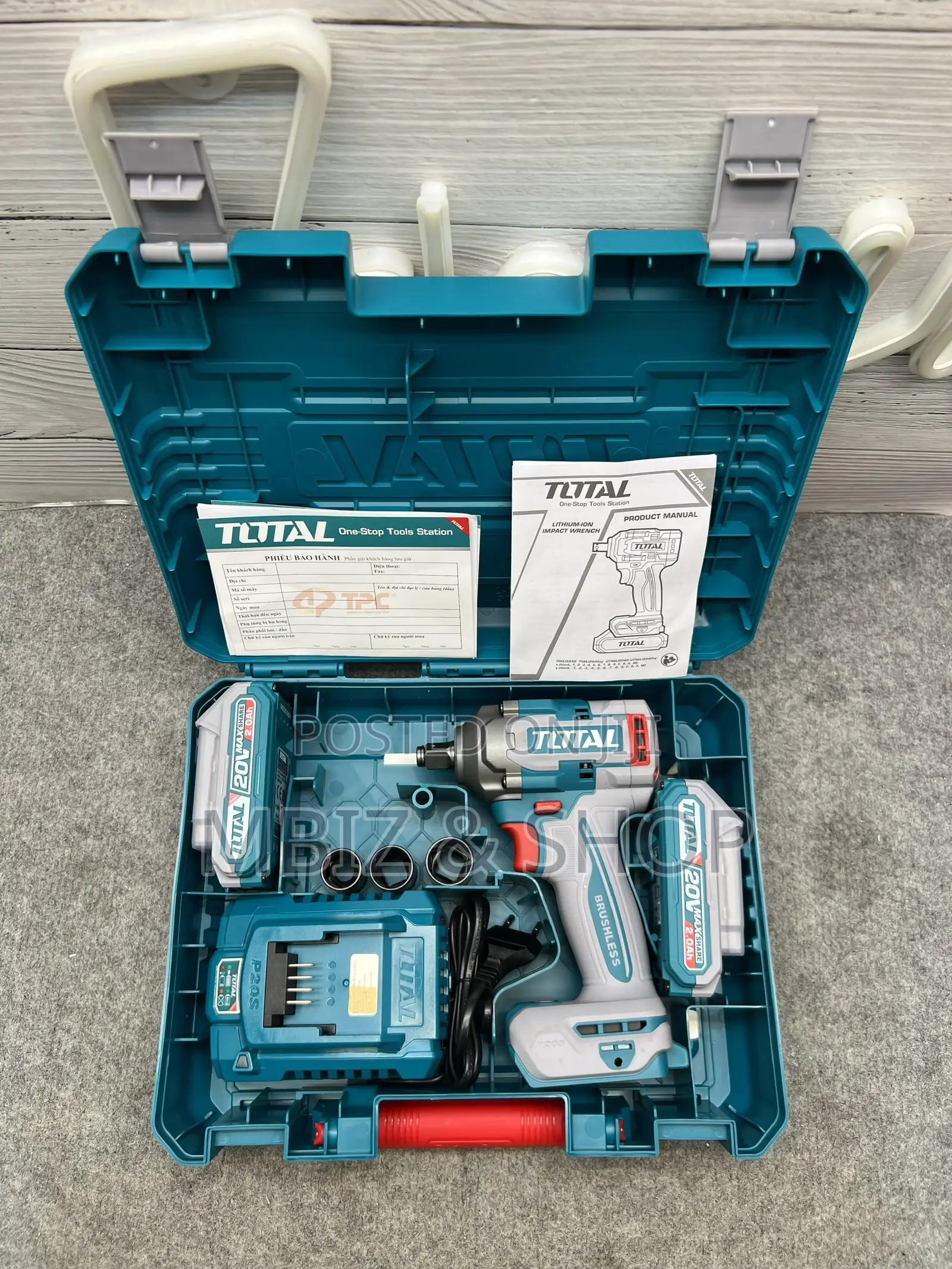 Total 20v Brushless Impact Wrench