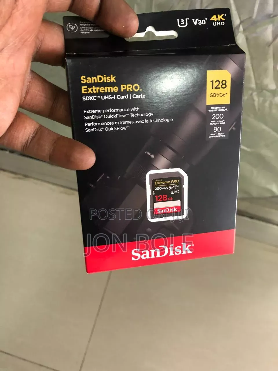 Memory Card 128gb 200m/Ps