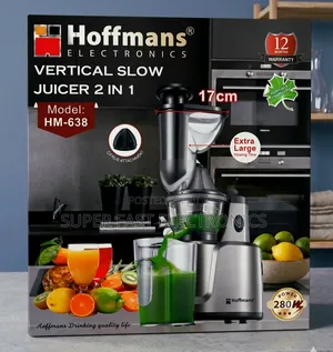 Hoffmans Vertical Slow Juicer 2-in-1 - Model Hm-638