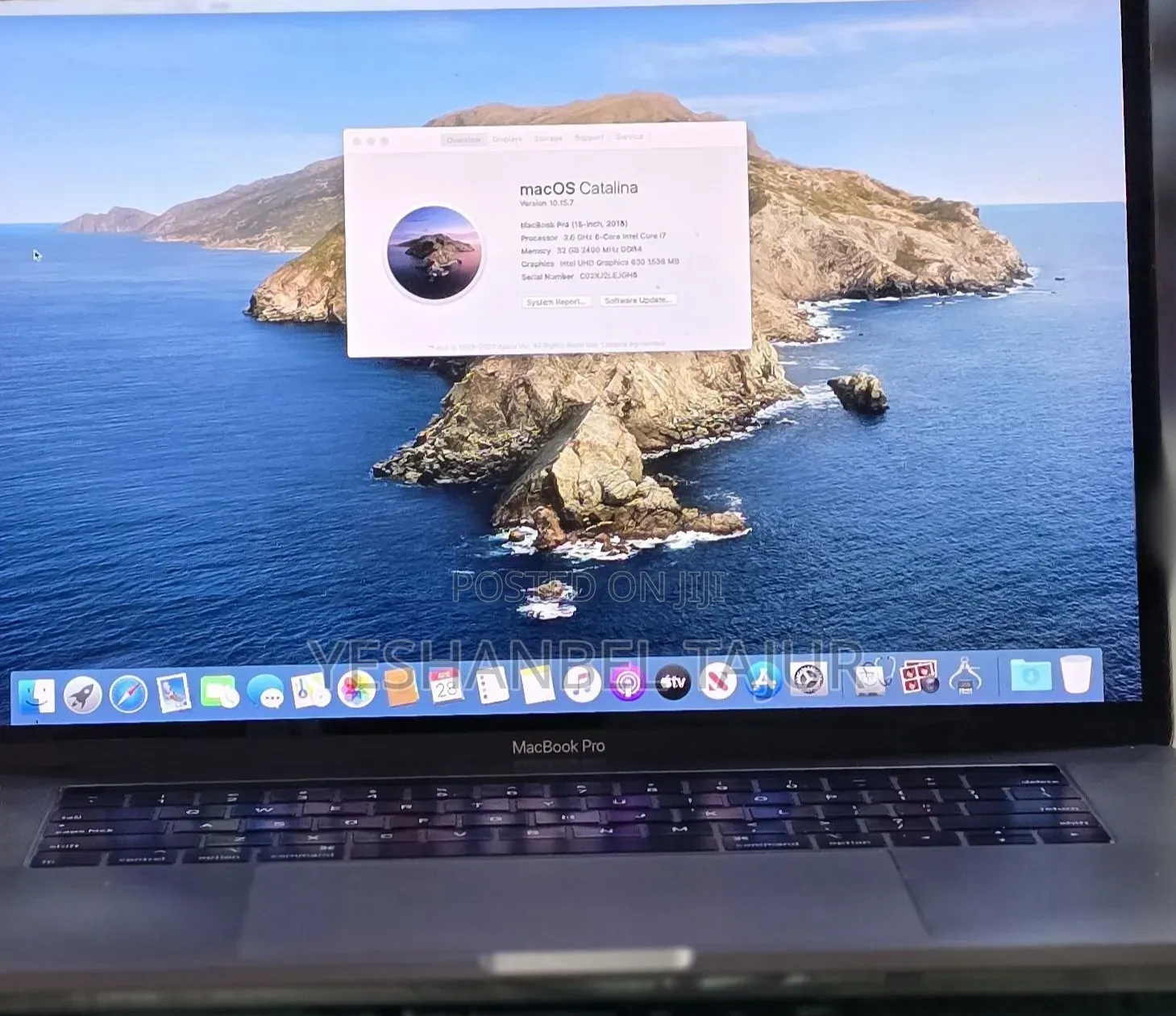 New Laptop Apple MacBook Pro 2018 32GB Intel Core i9 SSD 1T