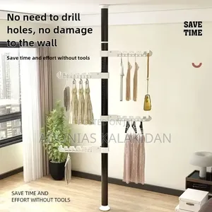 Adjustable Floor-to-Ceiling Modern Clothes Drying Rack