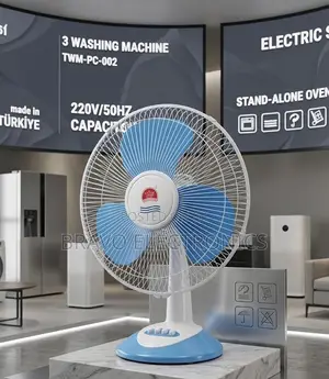 Table Fan 16” – Quiet Cooling | New Model 3 Speed