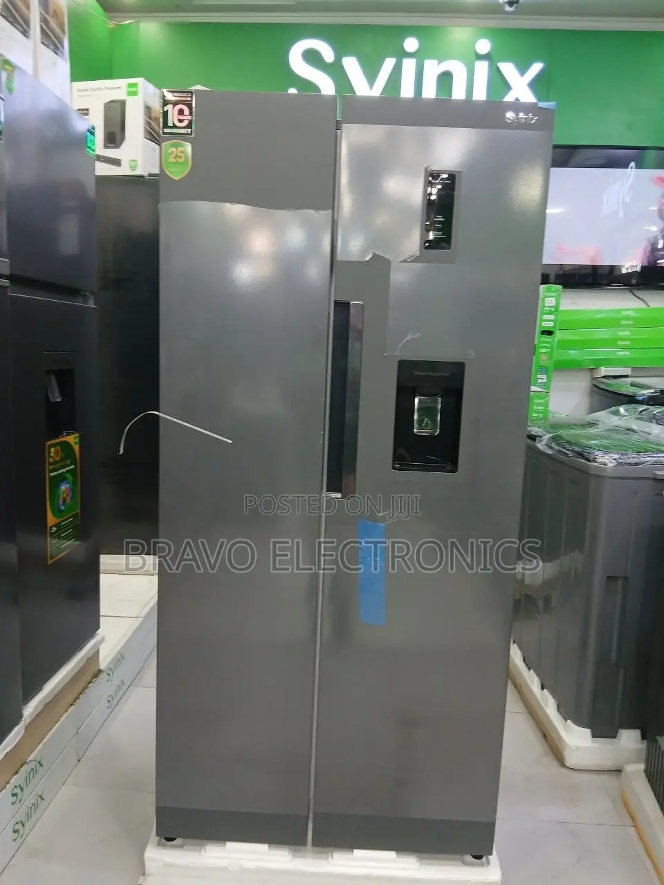 Syinix Side by Side Refrigerator | Large Capacity | Modern Cooling