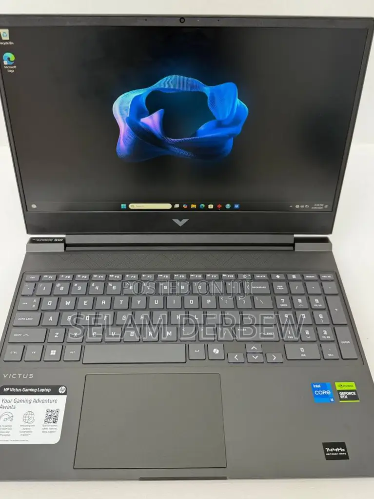 New Laptop HP Victus 15 16GB Intel Core i5 SSD 512GB
