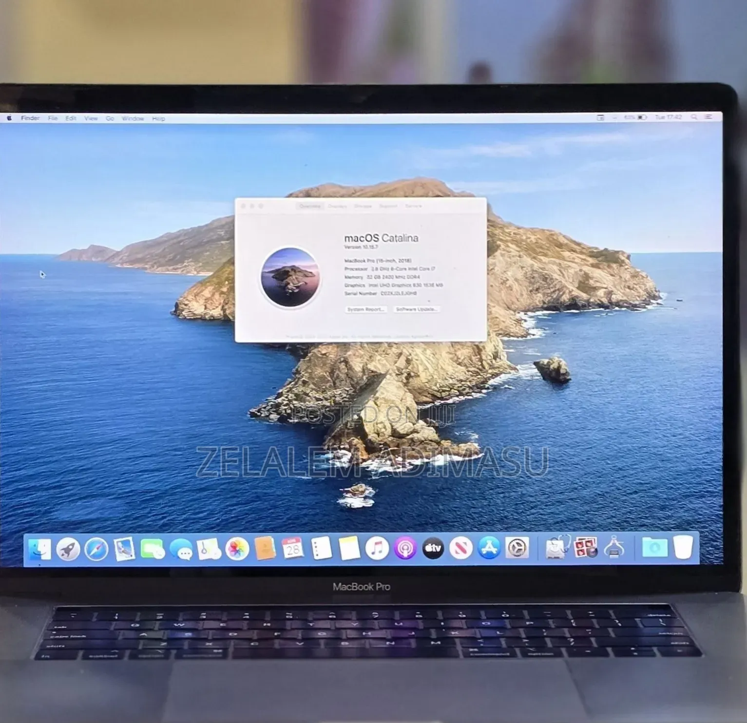 New Laptop Apple MacBook Pro 2018 32GB Intel Core i9 SSD 1T