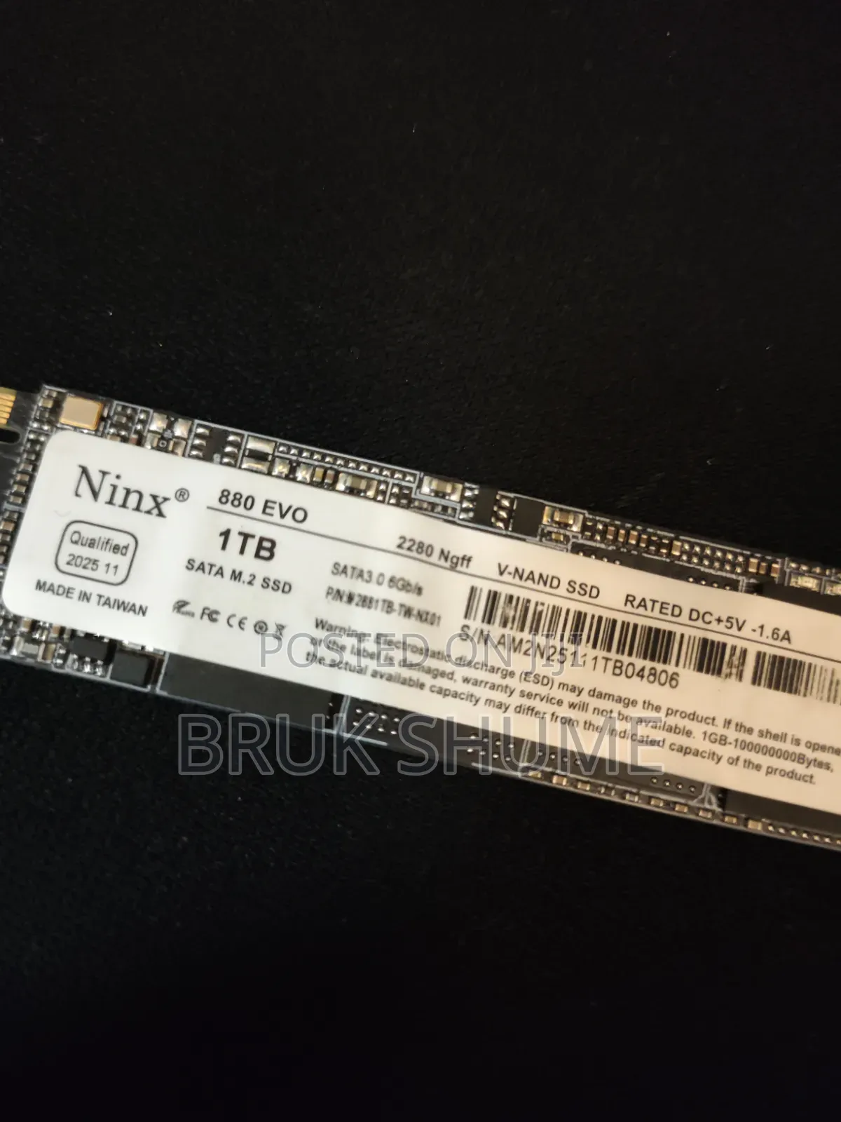 Ninx 1tb SSD Sata M.2