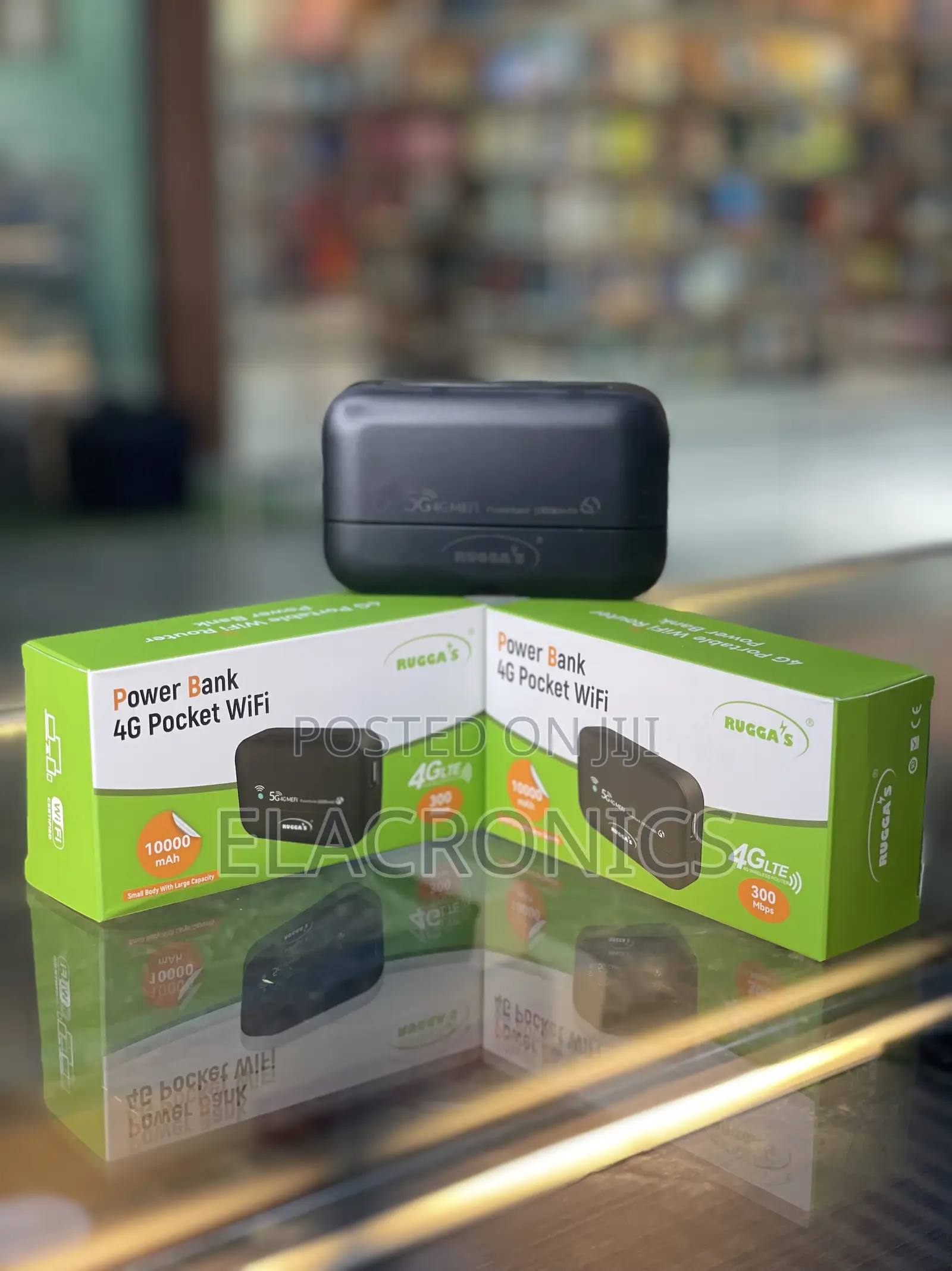 Ruggas Router(Wifi) + Power Bank (2-in-1)