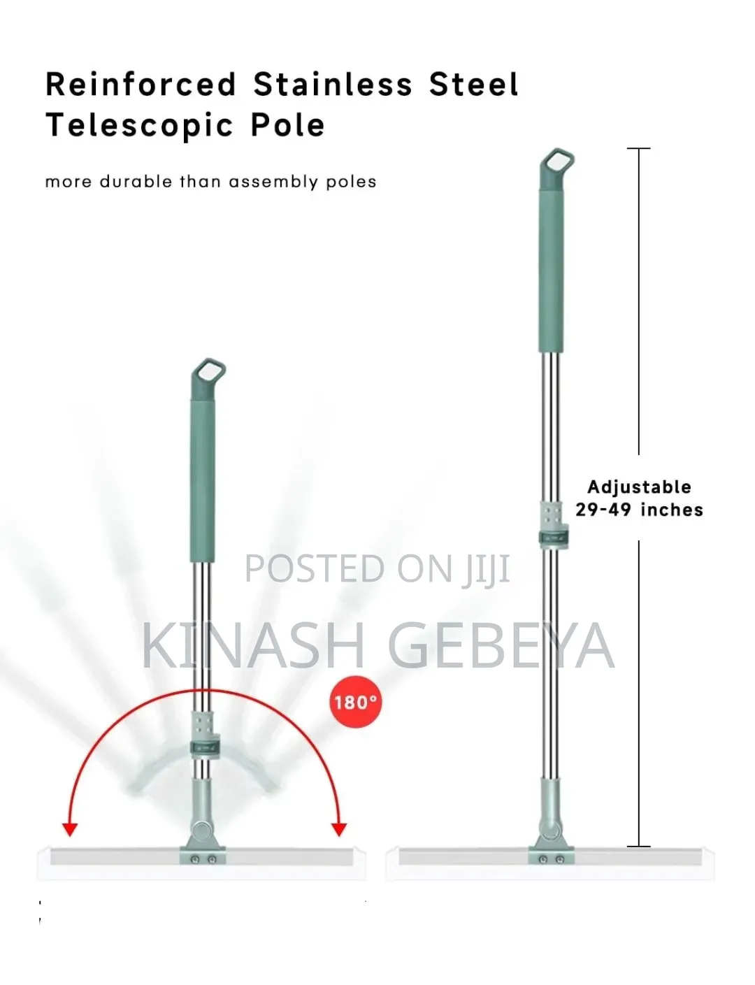 Detachable Telescopic Wet and Dry Floor Wiper