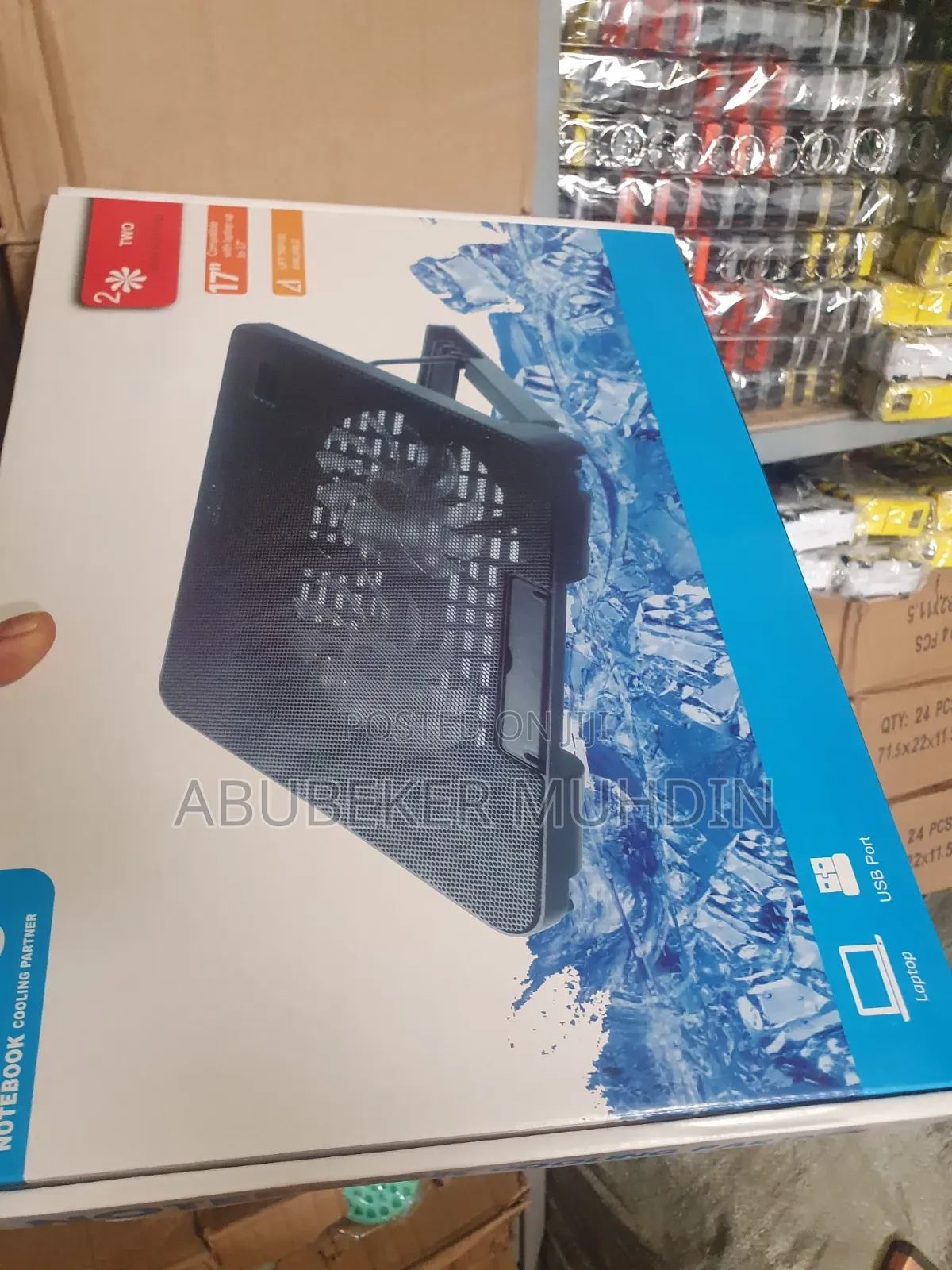 Pc Stand With 2 Fan