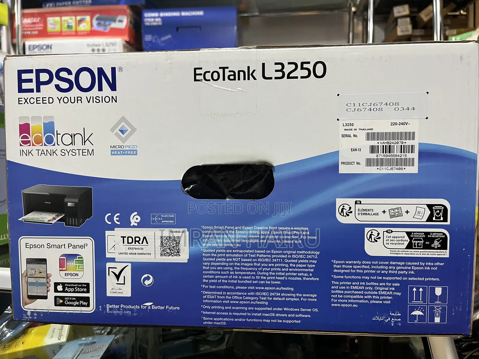 Epson 3250 Ecotank Printer