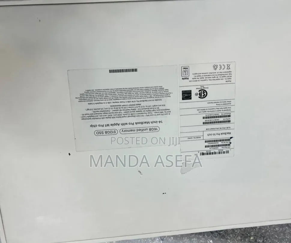 New Laptop Apple MacBook Pro M1 16GB Apple M1 Pro SSD 512GB