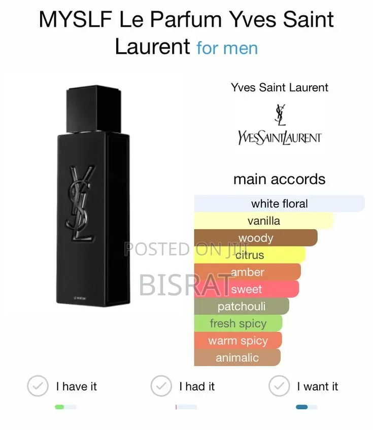 Yves Saint Laurent Myslf