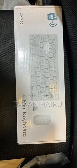 Wireless Mini Keyboard Mouse Set – Compact Portable
