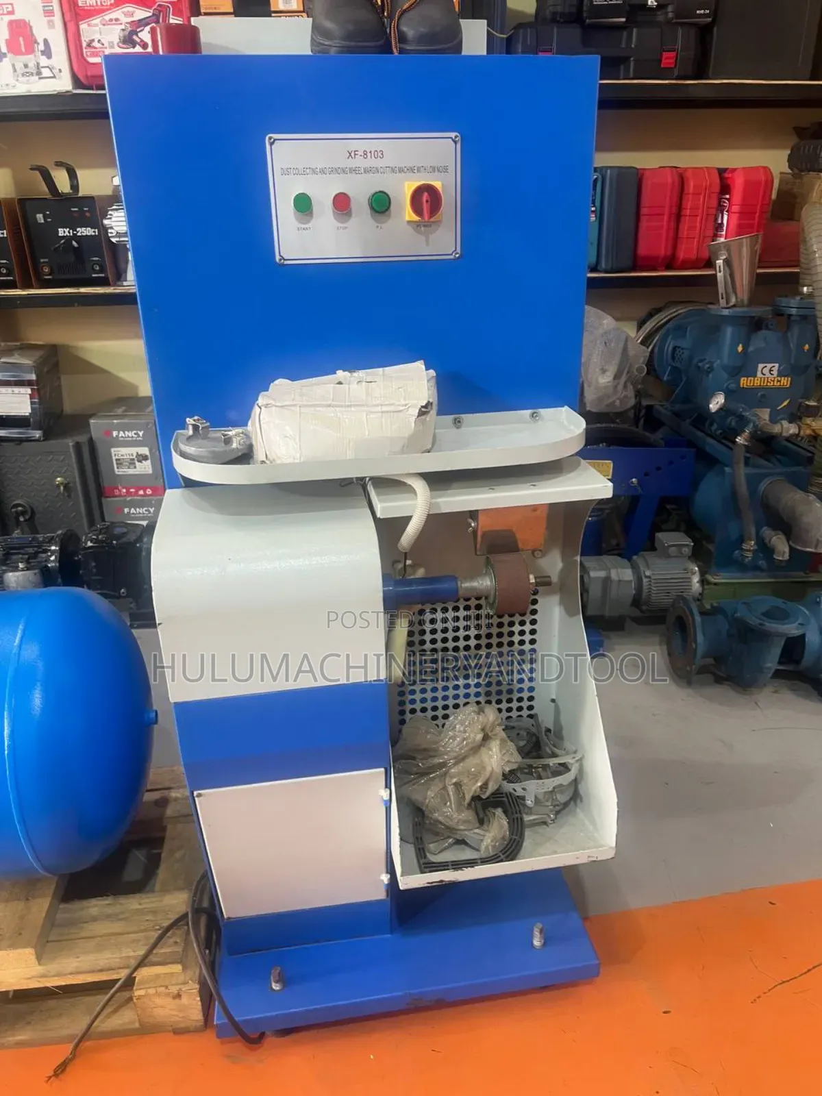 Xf-8103 Dust Collecting and Grinding Wheel Margin Cutting Machine