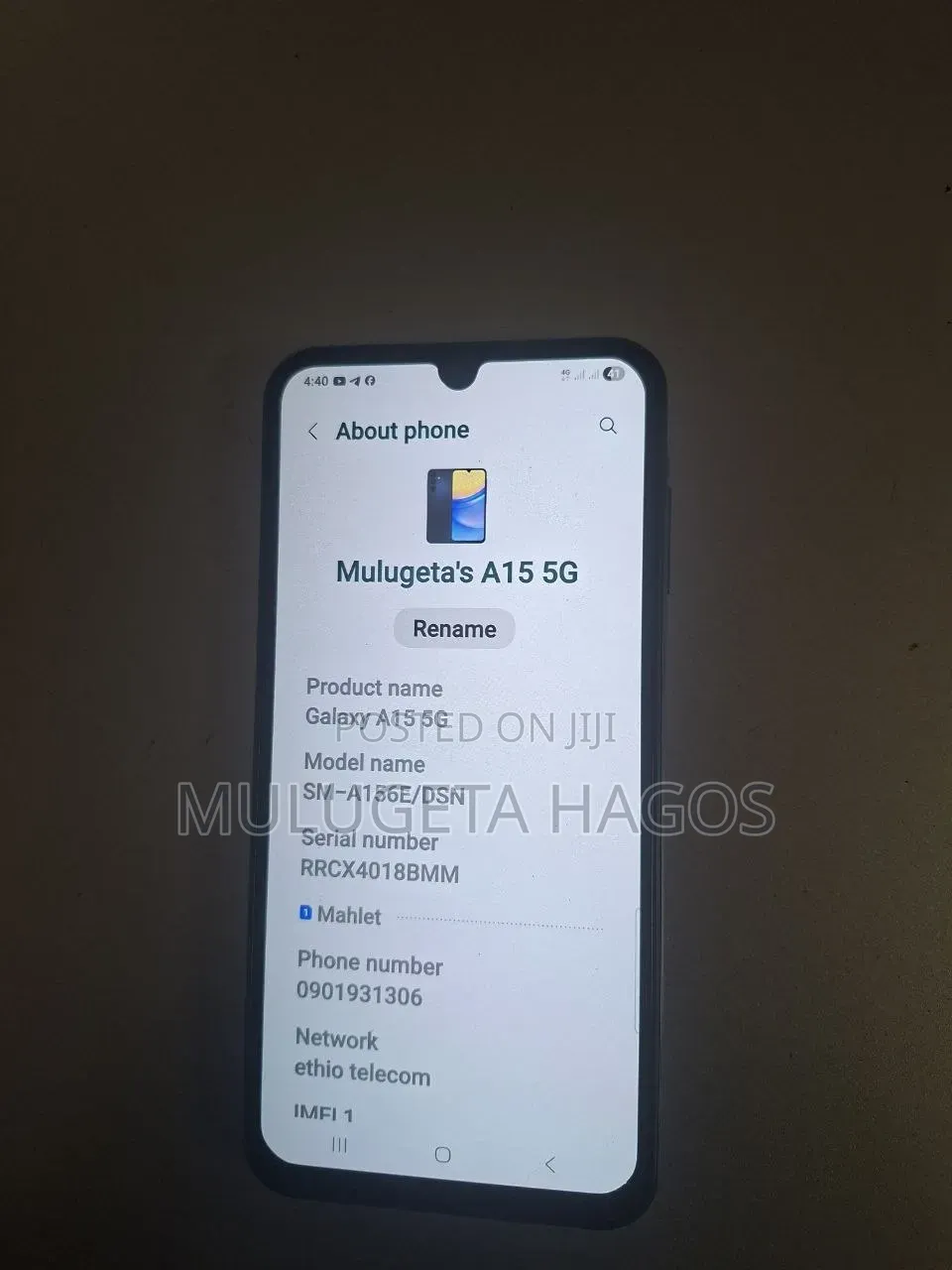 Samsung Galaxy A15 5G 256 GB Black