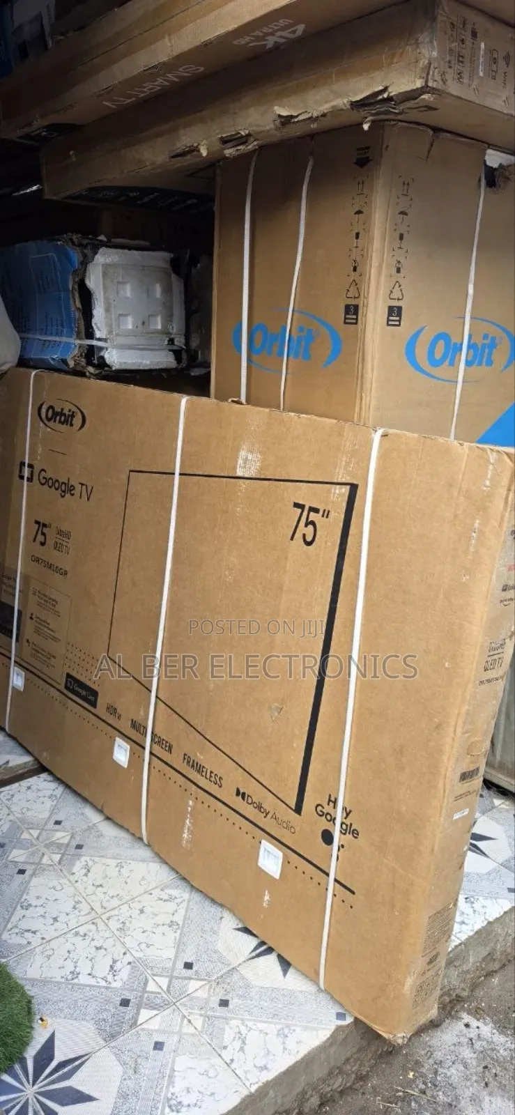 Orbit 75" Ultra Hd Qled Google Tv – Brand New