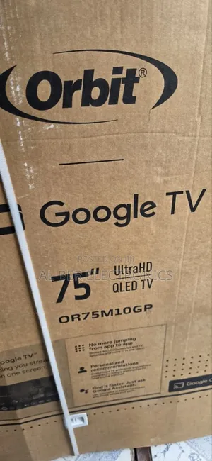 Orbit 75" Ultra Hd Qled Google Tv – Brand New