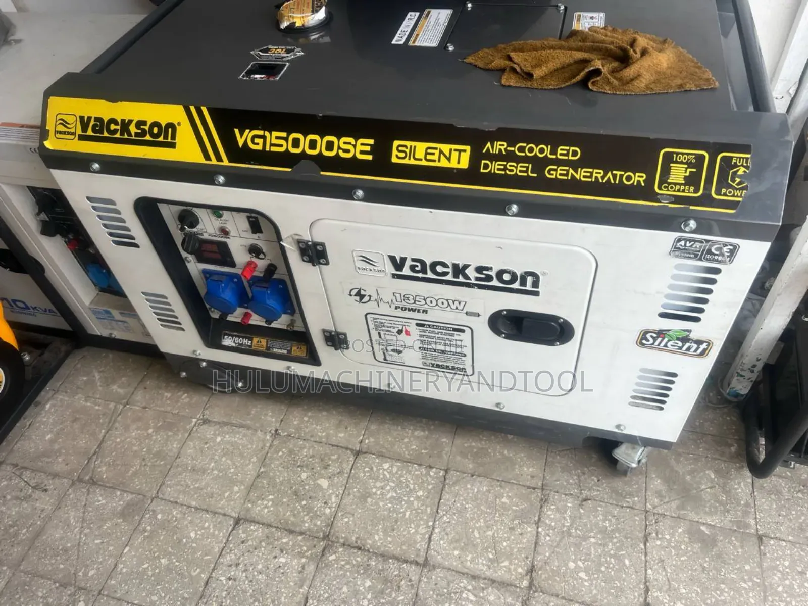 Vackson Air-Cooled Diesel Generator.