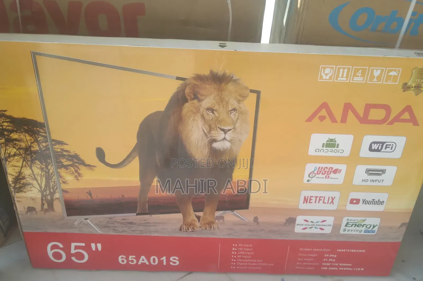 Anda 65 Inches Smart Tv