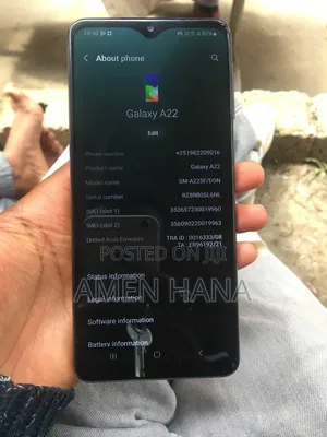 Samsung Galaxy A22 128 GB Black