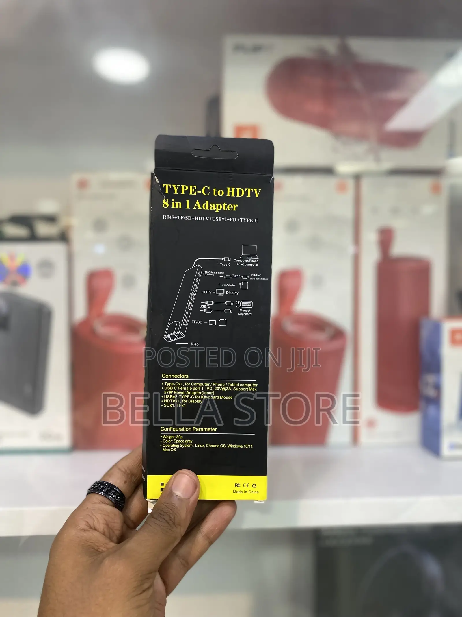 Type-C to HDTV 8 in 1
