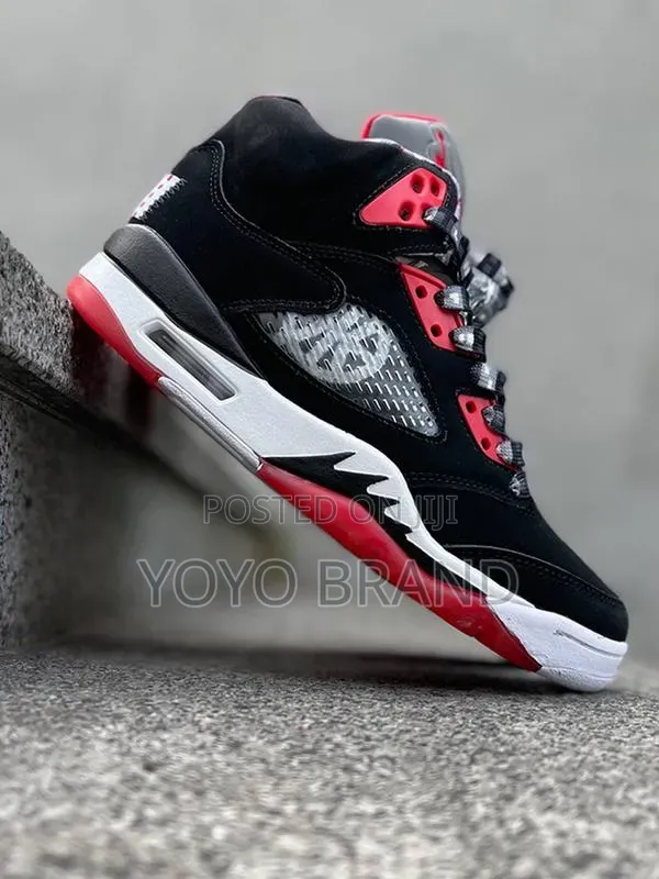 Nike Air Jordan 5 Retro "Quai 54"Friends Family Unisex Fashion Boots